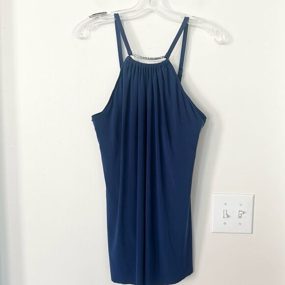 Magicsuit Parker One Piece Swim Dress Navy Blue 10 - Picture 2 of 10